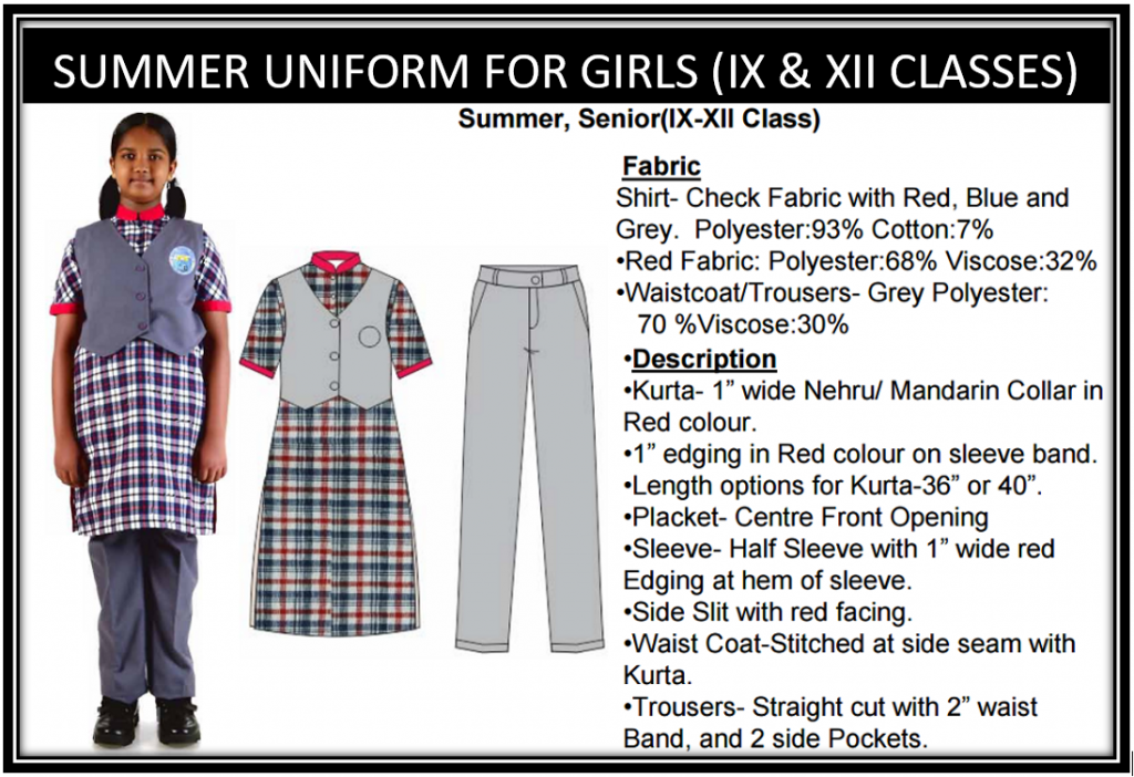 Kv Uniform Design Photos For Girl Students