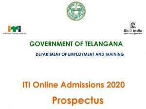 Telangana Govt ITI Admission 2020 - Notification PDF Download