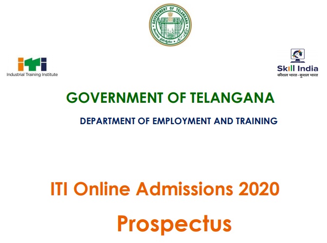Telangana Govt ITI Admission 2020 - Notification PDF Download