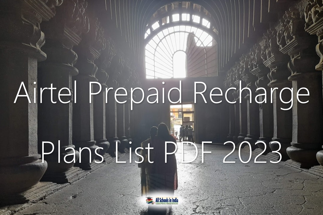 Airtel Recharge Plan 2023 List PDF Airtel Recharge Plans Full Talktime