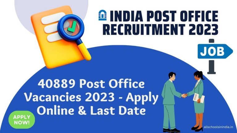 India Post Office GDS Recruitment 2023 Apply Online for 40889 Posts