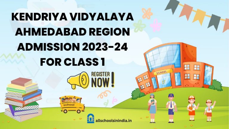 KV Ahmedabad Region Class 1 Admission 2023-24