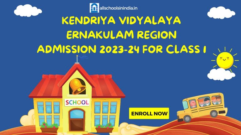 KV Ernakulam Region Class 1 Admission 2023-24