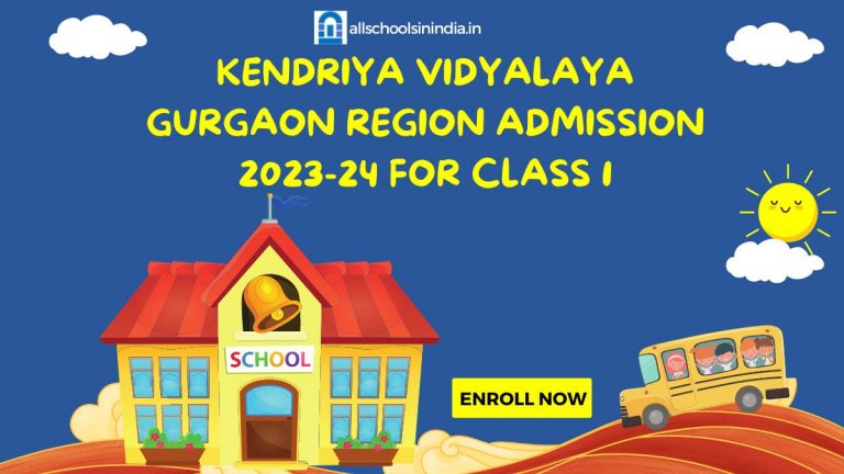 KV Gurgaon Region Class 1 Admission 2023-24