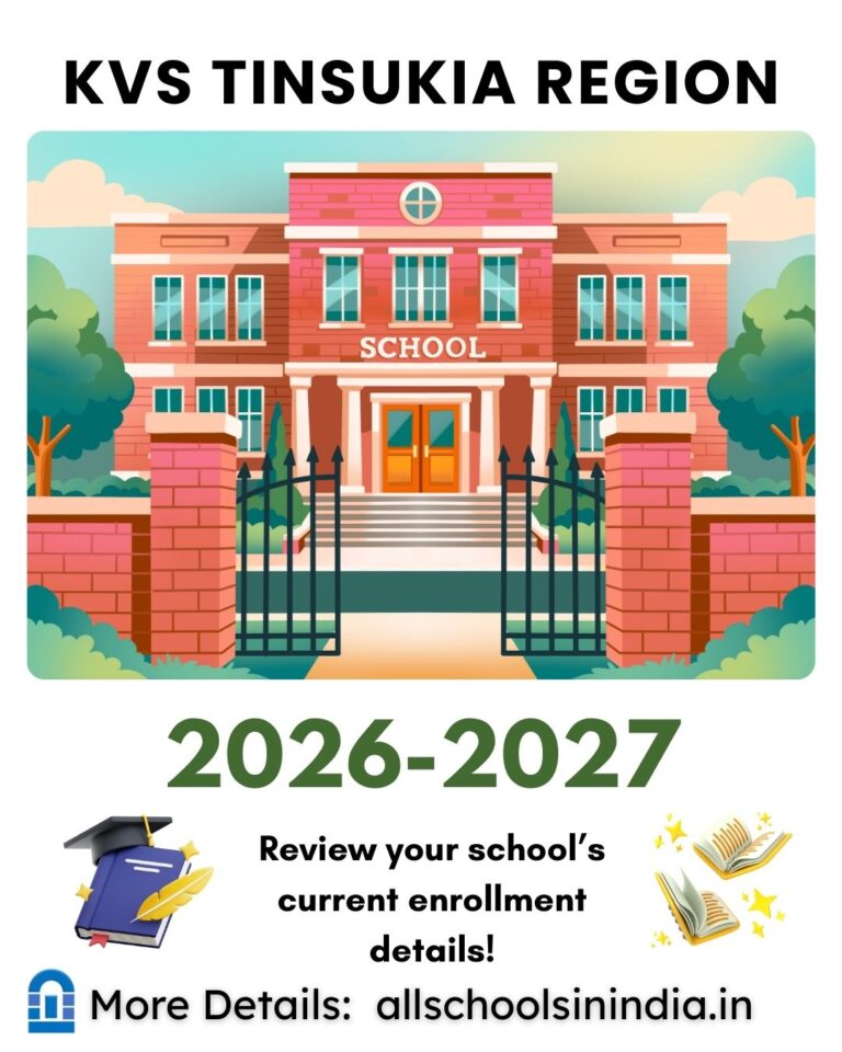 KVS Tinsukia Admission 2026-27