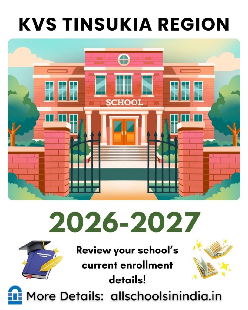 KVS Tinsukia Admission 2026-27