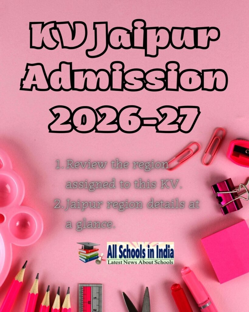 KV Jaipur Admission 2026-27