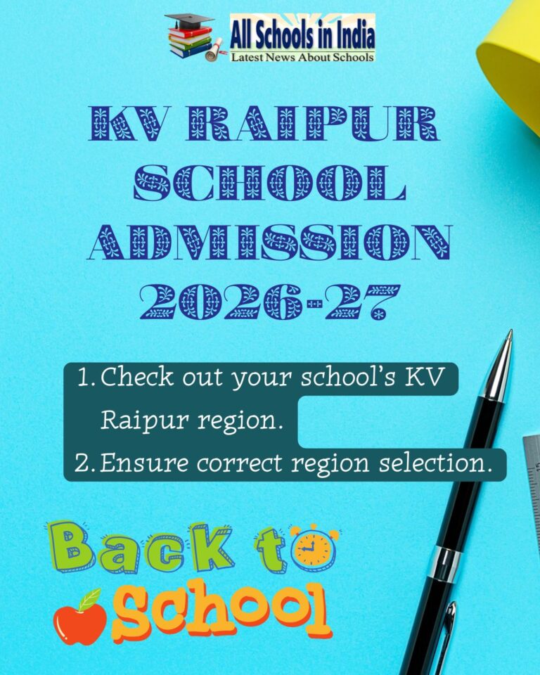 KV Raipur Admission 2026-27