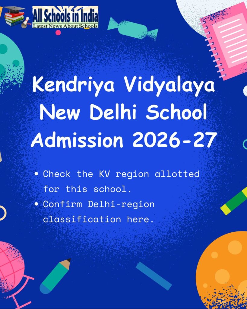 KV School Delhi Admission 2026-27