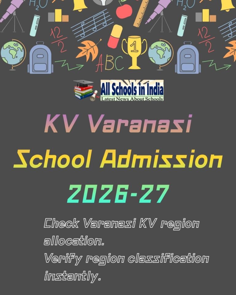 KV Varanasi Admission 2026-27